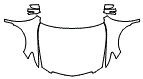 Full Hood, Fender and Mirror Kit pattern for the 2016 Acura RLX