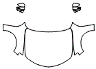 Full Hood, Fender and Mirror Kit pattern for the 2025 Acura TLX