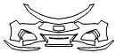 Bumper Kit pattern for the 2022 Acura TLX