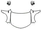 Full Hood, Fender and Mirror Kit pattern for the 2025 Acura TLX