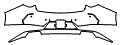 Rear Bumper Kit pattern for the 2025 Acura TLX
