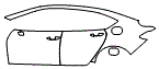 Door and Rear Fender Kit pattern for the 2025 Acura TLX