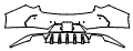 Rear Bumper Kit pattern for the 2025 Acura TLX