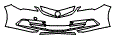 Bumper Kit pattern for the 2016 Acura TLX