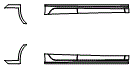 Rocker Panel Kit pattern for the 2019 Acura TLX