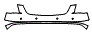 Bumper Kit pattern for the 2011 Cadillac DTS