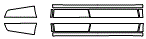 Rocker Panel Kit pattern for the 2011 Cadillac DTS