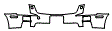 Upper Bumper Kit pattern for the 2007 Cadillac STS