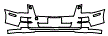 Bumper Kit pattern for the 2011 Cadillac STS