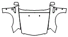 Full Hood, Fender and Mirror Kit pattern for the 2009 Cadillac STS-V