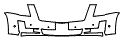 Bumper Kit pattern for the 2017 Cadillac Escalade