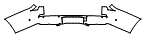 Rear Bumper Kit pattern for the 2015 Cadillac Escalade i (2015.5)