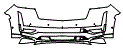 Bumper Kit pattern for the 2022 Cadillac Escalade