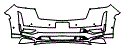 Bumper Kit pattern for the 2022 Cadillac Escalade