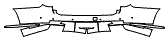 Rear Bumper Kit pattern for the 2022 Cadillac Escalade