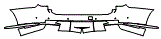 Rear Bumper Kit pattern for the 2022 Cadillac Escalade