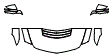 Hood, Fender and Mirror Kit pattern for the 2019 Cadillac CTS-V