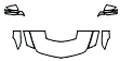 Hood, Fender and Mirror Kit pattern for the 2019 Cadillac CTS-V
