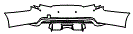 Rear Bumper Kit pattern for the 2019 Cadillac CTS-V