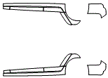 Rocker Panel Kit pattern for the 2014 Cadillac CTS