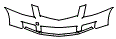 Bumper Kit pattern for the 2016 Cadillac SRX