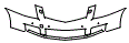Bumper Kit pattern for the 2012 Cadillac SRX