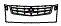 Grille and Bumper Kit pattern for the 2006 Cadillac SRX
