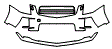 Bumper Kit pattern for the 2007 Cadillac SRX