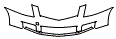 Bumper Kit pattern for the 2016 Cadillac SRX