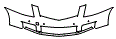 Bumper Kit pattern for the 2012 Cadillac SRX