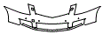 Bumper Kit pattern for the 2012 Cadillac SRX