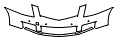 Bumper Kit pattern for the 2016 Cadillac SRX