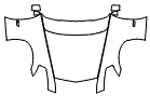 Hood, Fender and Mirror Kit pattern for the 2008 Cadillac XLR-V