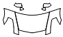 Hood, Fender and Mirror Kit pattern for the 2004 Cadillac XLR
