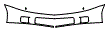 Bumper Kit pattern for the 2008 Cadillac XLR-V