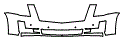 Bumper Kit pattern for the 2015 Cadillac Escalade