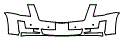Bumper Kit pattern for the 2015 Cadillac Escalade i (2015.5)
