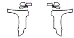 Full Fender and Mirror Kit pattern for the 2015 Cadillac Escalade i (2015.5)