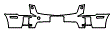 Upper Bumper Kit pattern for the 2009 Cadillac STS-V