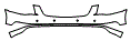 Bumper Kit pattern for the 2011 Cadillac DTS