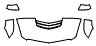 Hood, Fender and Mirror Kit pattern for the 2017 Cadillac ATS-V