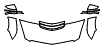 Hood, Fender and Mirror Kit pattern for the 2019 Cadillac ATS-V
