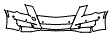 Bumper Kit pattern for the 2016 Cadillac XTS