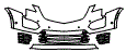 Bumper Kit pattern for the 2026 Cadillac XT5
