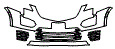 Bumper Kit pattern for the 2026 Cadillac XT5