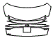 Trunk Lid Kit pattern for the 2020 Cadillac CT6-V
