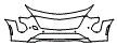 Bumper Kit pattern for the 2020 Cadillac CT6