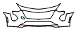 Bumper Kit pattern for the 2020 Cadillac CT6