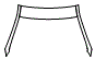 Roof and A-Pillar Kit pattern for the 2020 Cadillac CT6