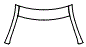 Roof and A-Pillar Kit pattern for the 2025 Cadillac XT4
